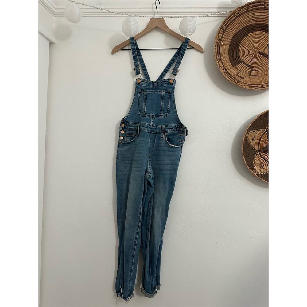 Universal Thread Women's Blue Denim Overalls Size 00 Adjustable Straps